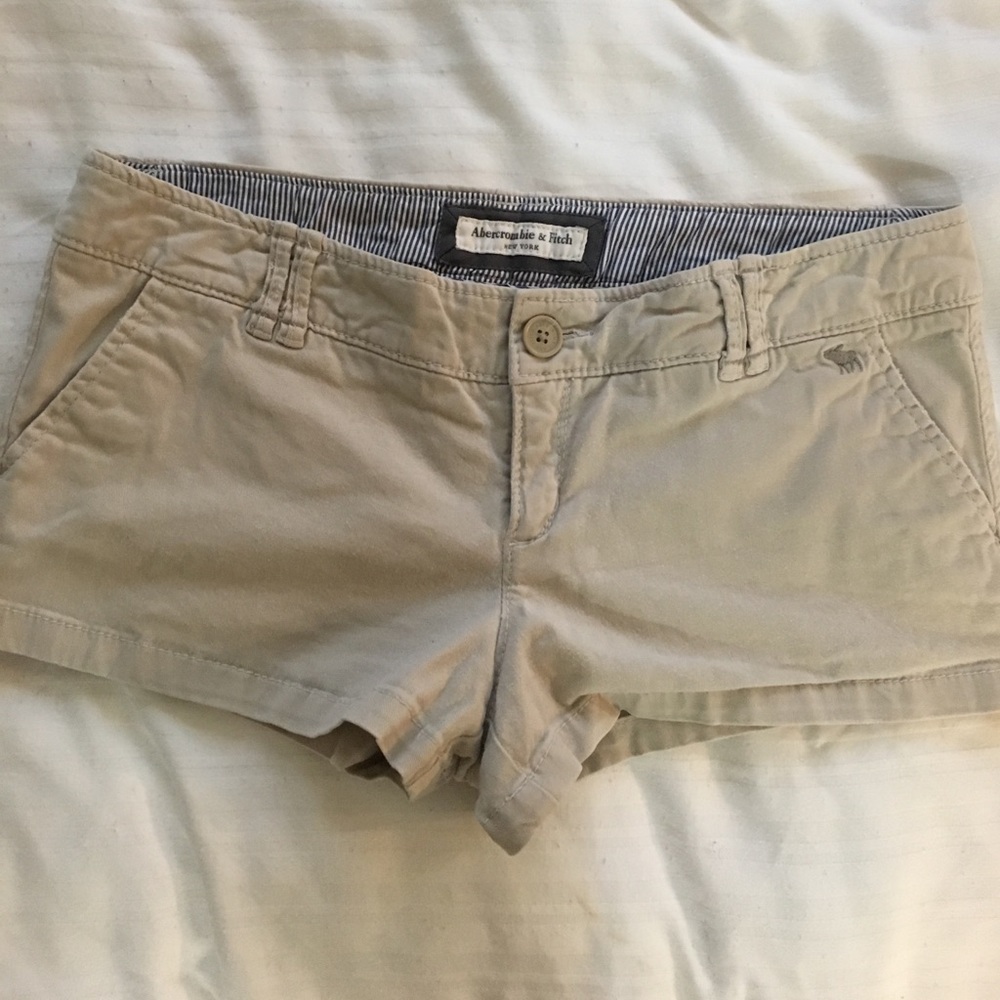 A&F Khaki Shorts