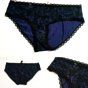 torrid Intimates & Sleepwear - Mideval Blue Crackle Silky Panties torrid Intimates & Sleepwear - Mideval Blue Crackle Silky Panties