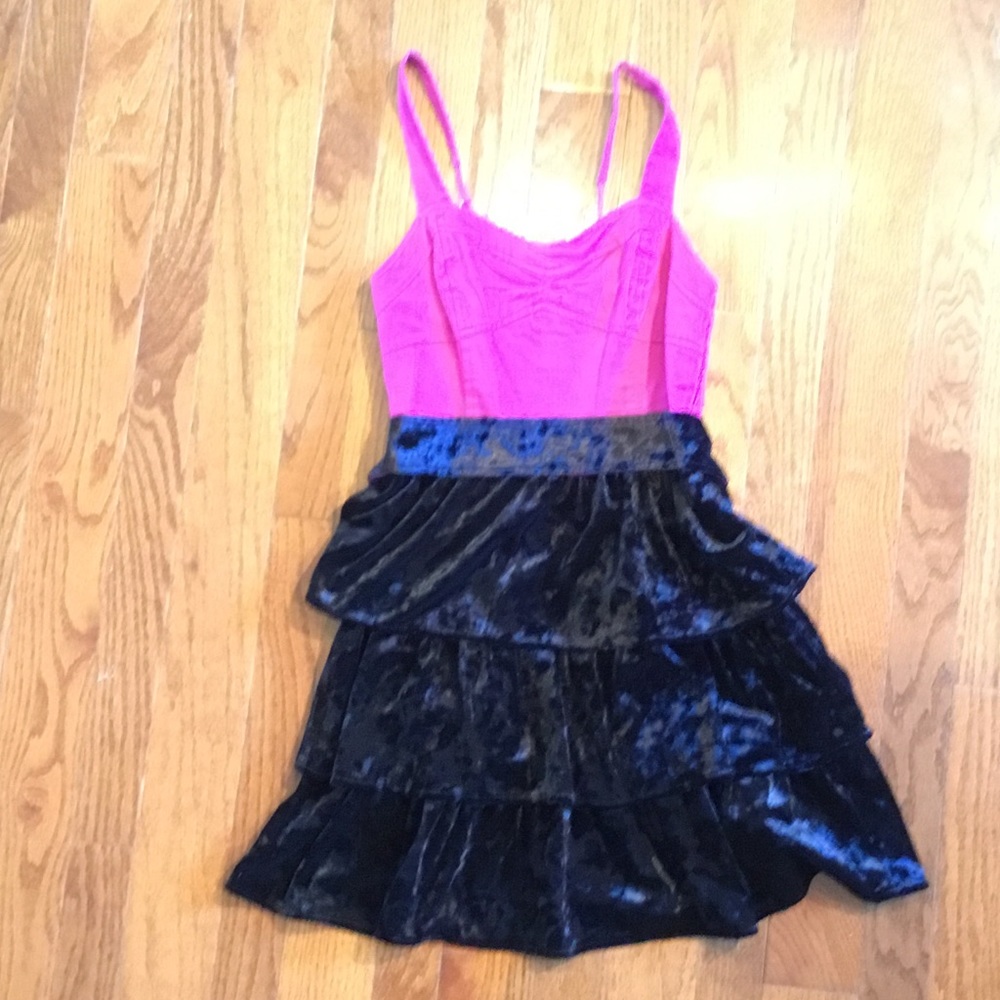 Linen & Velvet Dress!