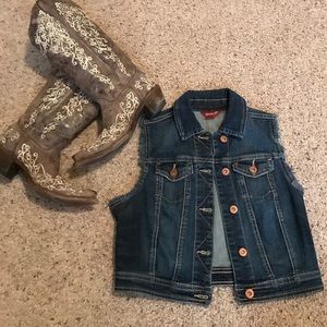 NWOT Denim Vest