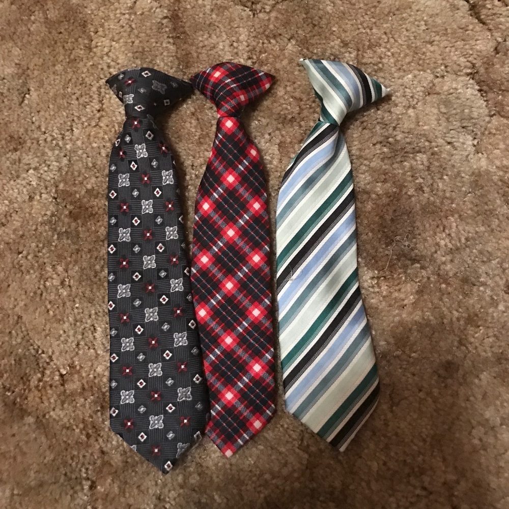 Little Boy's Ties - Set of 3