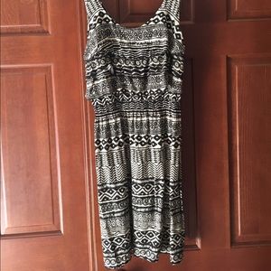 Aztec patterned dress