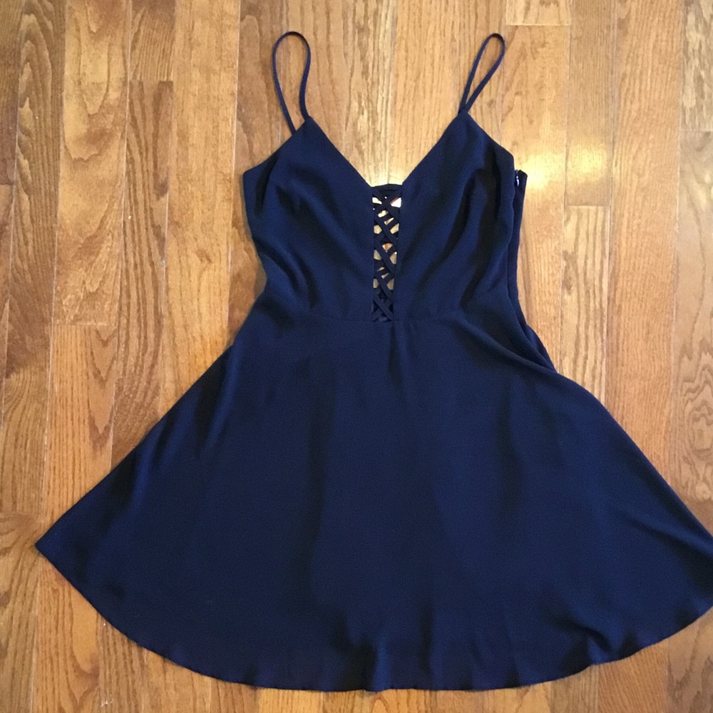 Black Strappy Dress!