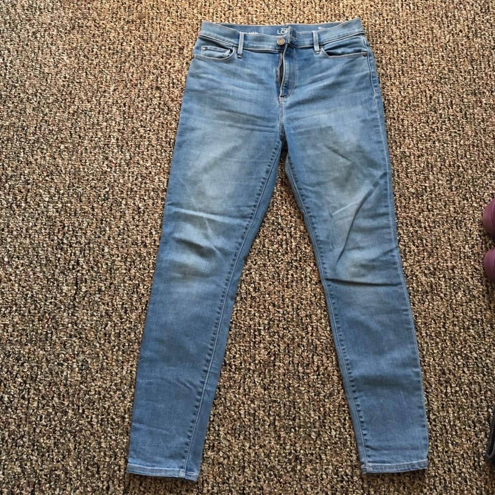 Size 4 High Rise Loft Jeans
