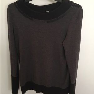 Alo gray and black sweater.