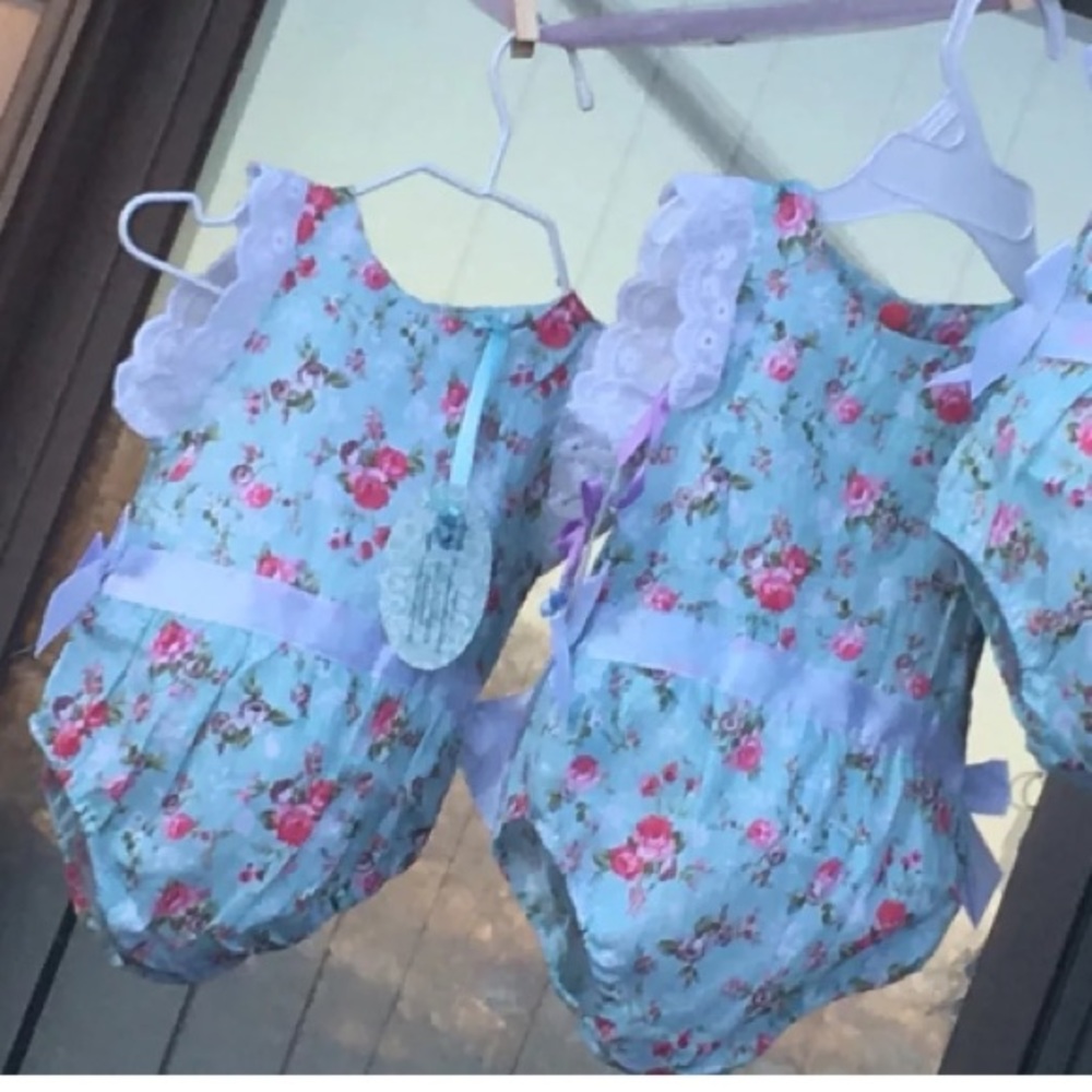 New Infant Baby Girl 1pc Summer Romper gift set 9