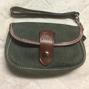 Doone & Bourke, Inc Wristlet Olive Green