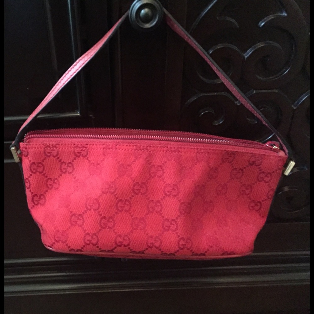 Gucci small red purse/clutch
