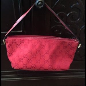 Gucci small red purse/clutch