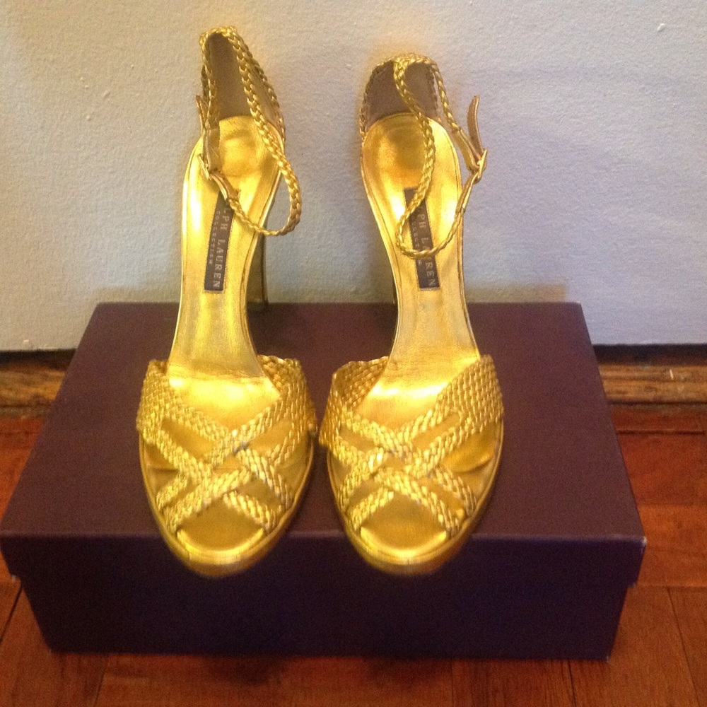 Ralph Lauren purple label collection leather shoes