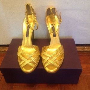 Ralph Lauren purple label collection leather shoes