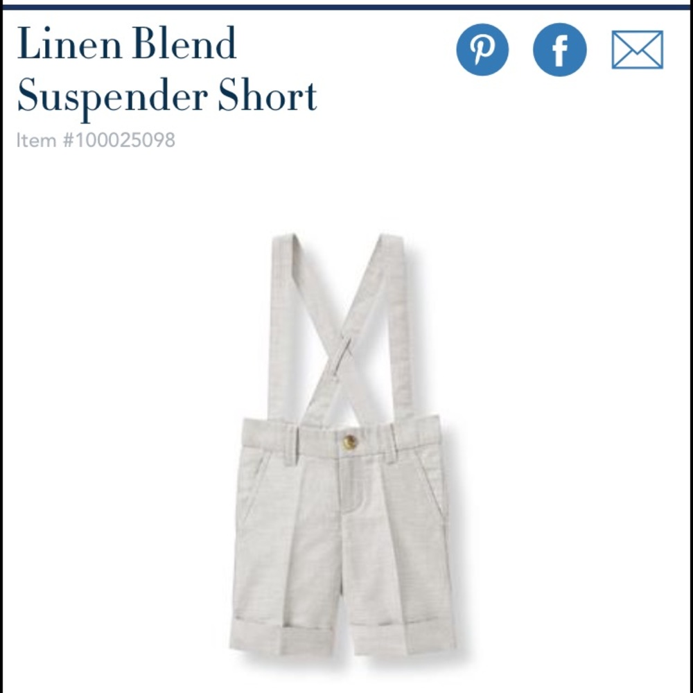 Toddler Linen Blend Shorts