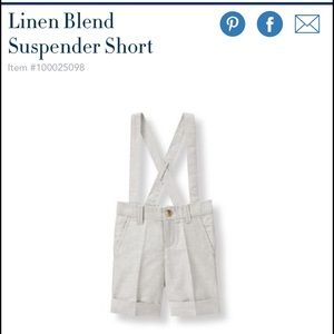 Toddler Linen Blend Shorts