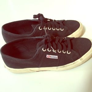 Superga Black Shoes