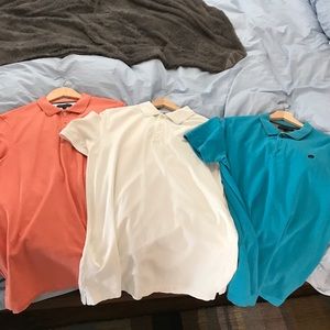 Banana Republic solid pique polo