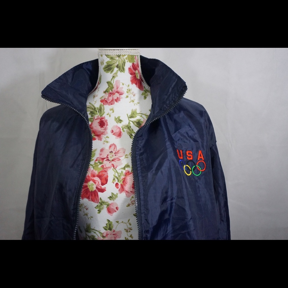 USA Olympics lightweight windbreaker jacket