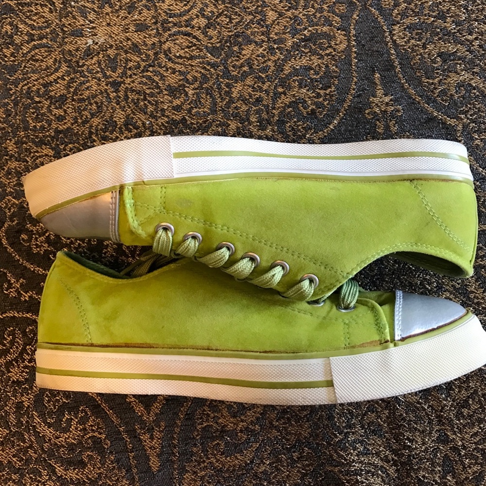 Twiggy London Lime Green Sneaks