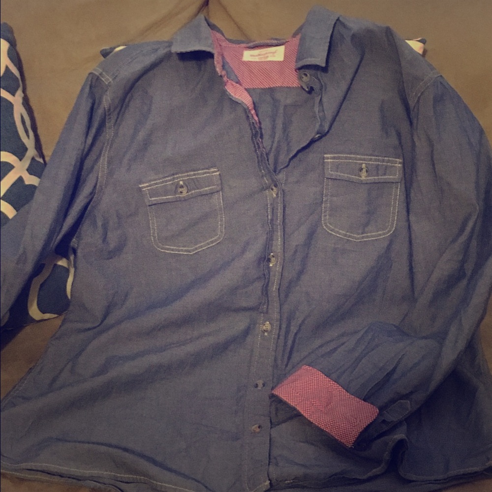 Chambray Button Up - image 1