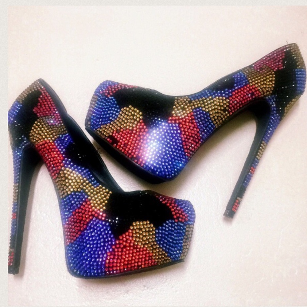 Steve Madden Jewel Studded Heels