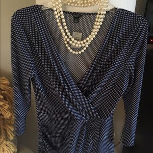 faux wrap, peplum blouse