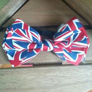 Union Jack Flag Bow Tie (Great Britain Flag Bow)