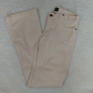 Abercrombie & Fitch Beige Corduroy Wide Leg Pants