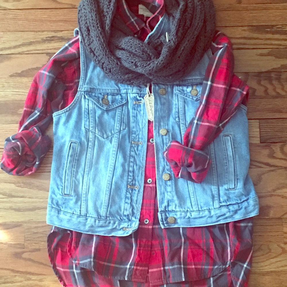 Madewell Jean Vest