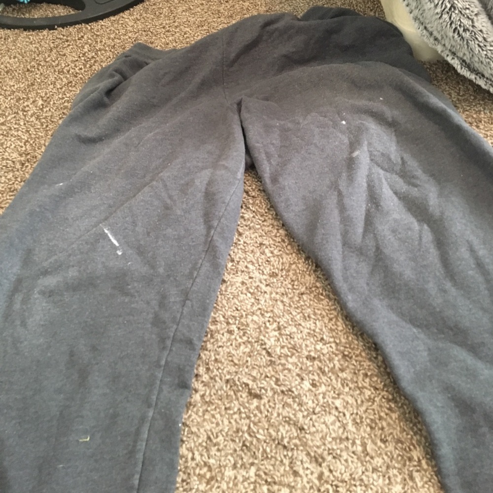 Sweatpants, a little paint, but comfortable