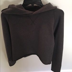 Lululemon crop sweatshirt gray