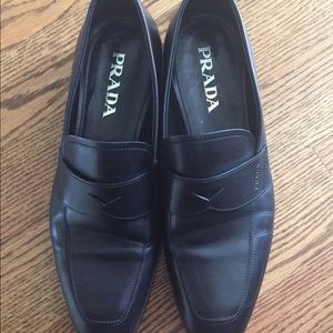 PRADA men black loafers