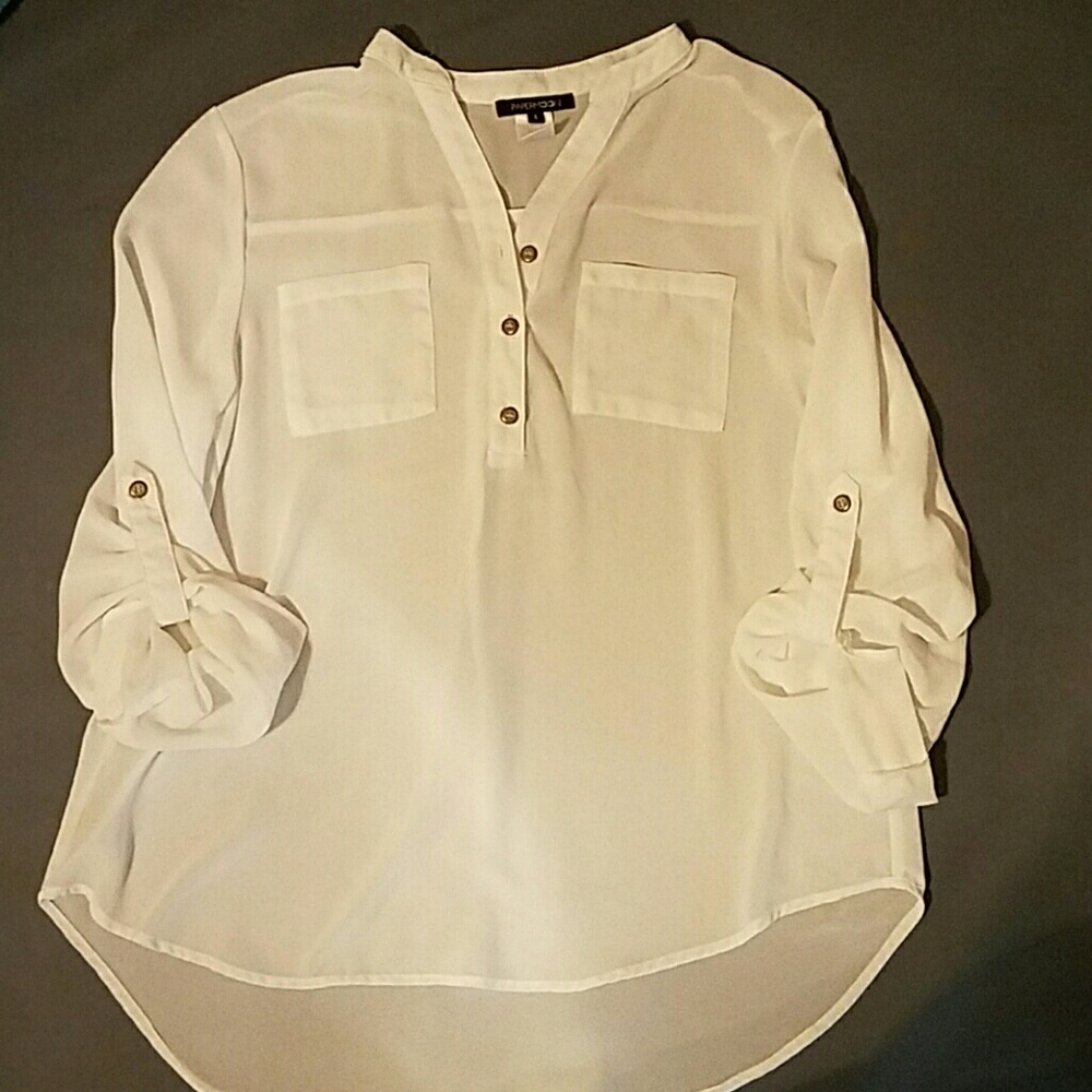 Shear blouse