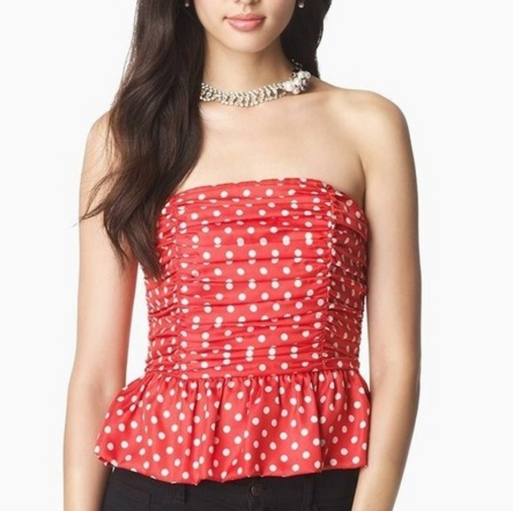 Juicy couture polka dot corset