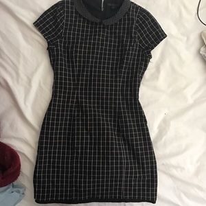 Plaid mini dress