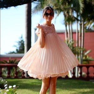 Ivory Embellished Dress. Medium