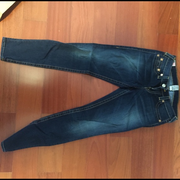 TRUE RELIGION SIZE 28 SKINNY JEANS - Picture 2 of 4