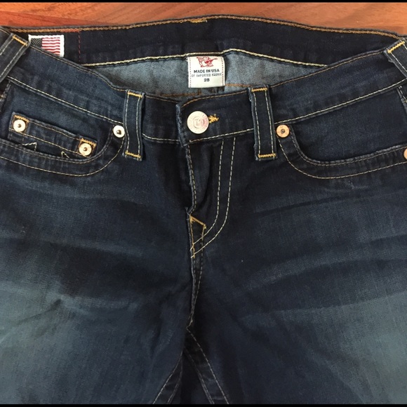 TRUE RELIGION SIZE 28 SKINNY JEANS - Picture 3 of 4