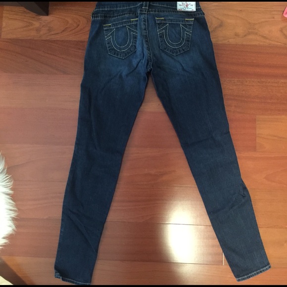 TRUE RELIGION SIZE 28 SKINNY JEANS - Picture 4 of 4