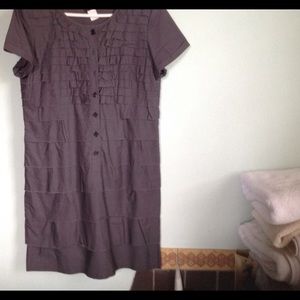 Cotton tiered ruffled dress