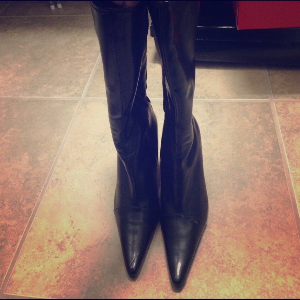 Black Boots with heels