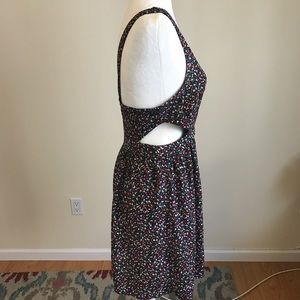 Anthropologie Cutout Confetti Dress