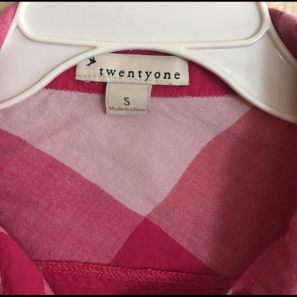 Twenty one pink long sleeve blouse - Picture 2 of 4