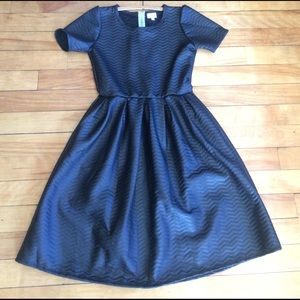 Lularoe Large Amelia Pleather Dress