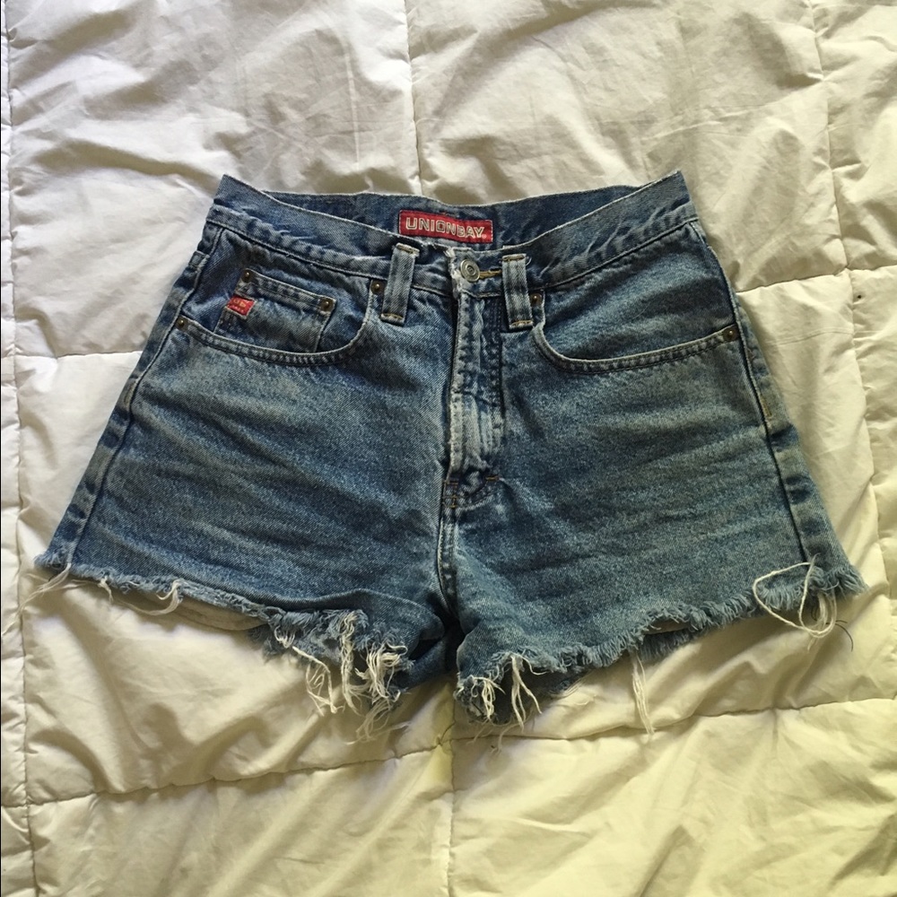 Union Bay high rise jean shorts