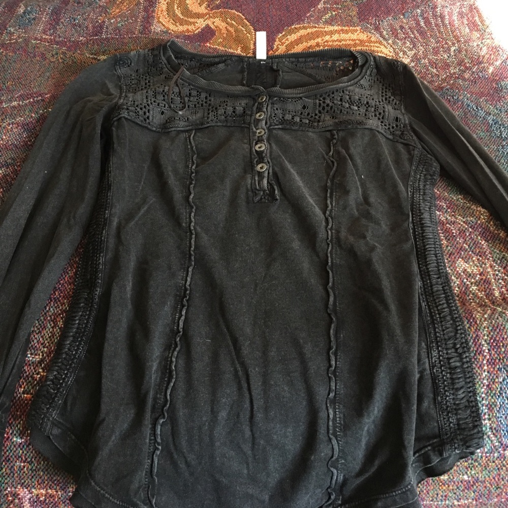 Black free people long sleeve
