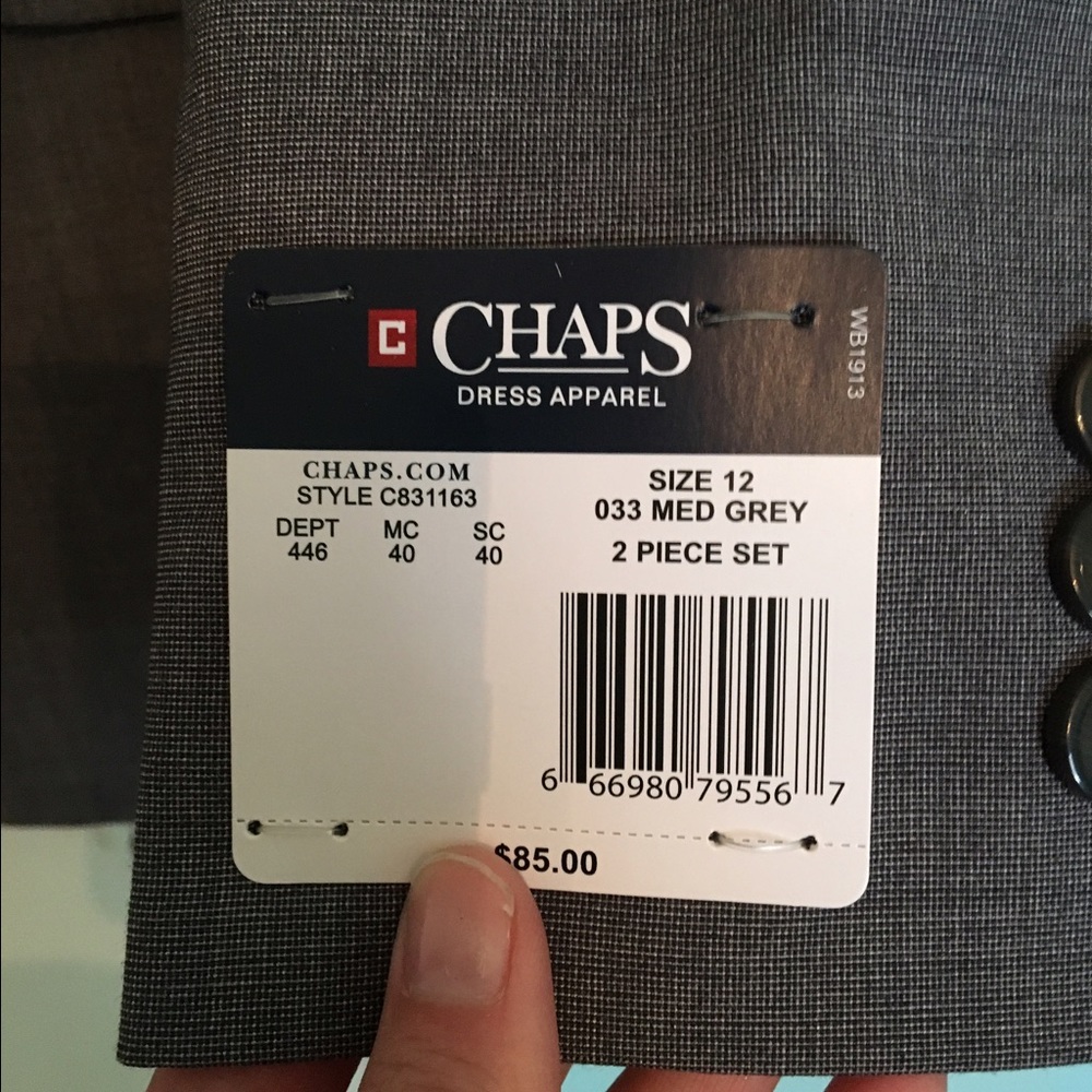 Boys Chaps 2 Piece Suit - Picture 2 of 4