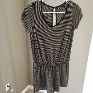 Forever 21 Striped T-Shirt Romper