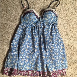 Floral free people Bra top tunic size S