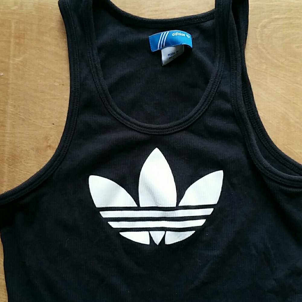 Vintage addidas tank, 1990s sport wear,