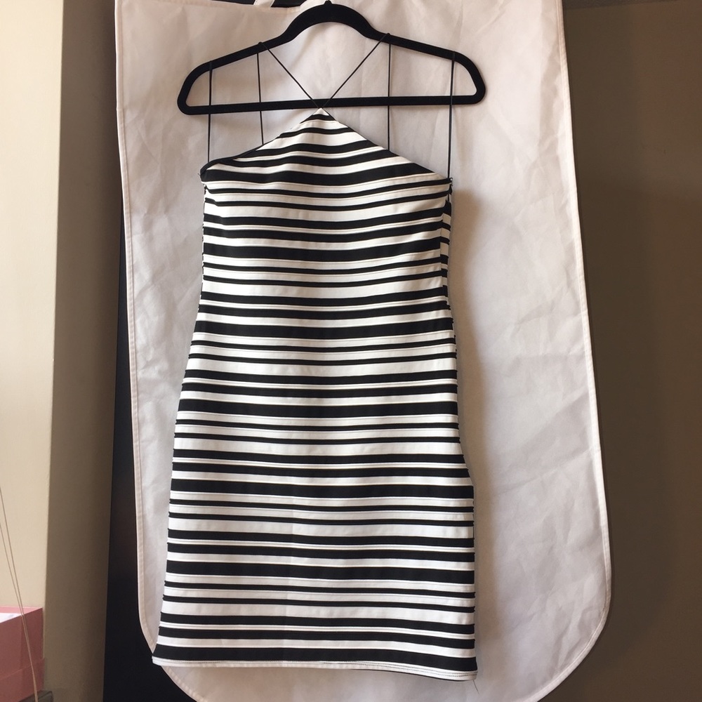 SOLD. Top shop striped bodycon