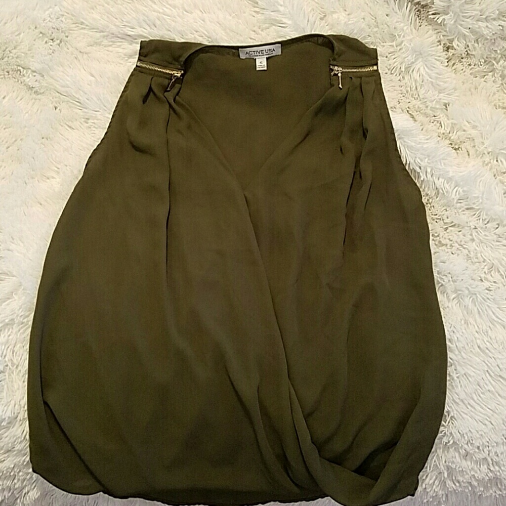 Wrap blouse